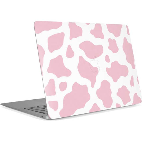 Pink Cow Print Apple MacBook Air Skin