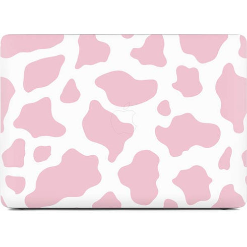 Pink Cow Print Apple MacBook Air Skin
