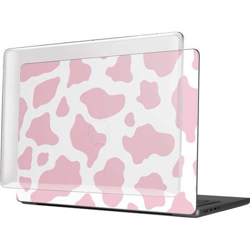 Pink Cow Print MacBook Pro 14in (2021-24) Case plus Skin