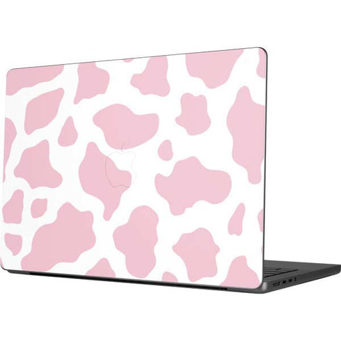 Pink Cow Print Apple MacBook Pro 14-inch Skin