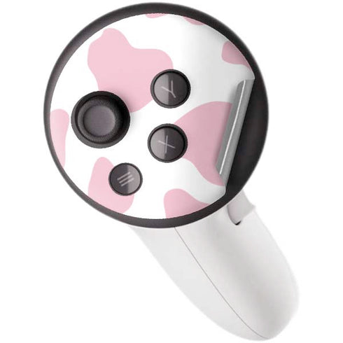 Pink Cow Print Meta Quest 3S Skin