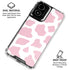 Pink Cow Print Moto G Power 5G (2024) Clear Case