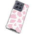 Pink Cow Print Moto G Stylus 5G (2025) Clear Case