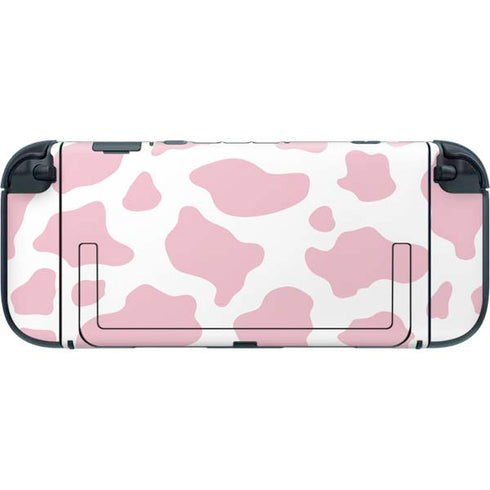 Pink Cow Print Nintendo Switch 2 (2025) with Joy-Con Skin