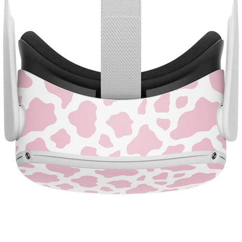 Pink Cow Print Oculus Quest 2 Skin