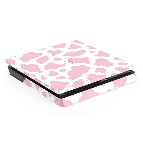 Pink Cow Print PlayStation PS4 Skins