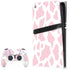 Pink Cow Print PS5 Pro Bundle Skin