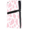 Pink Cow Print PS5 Pro Disk Console Skin