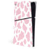 Pink Cow Print PlayStation PS5 Skins