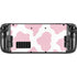 Pink Cow Print Steam Deck Handheld Gaming Computer OLED Skin