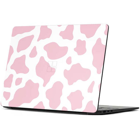 Pink Cow Print Surface Laptop 7 13.8in Skin