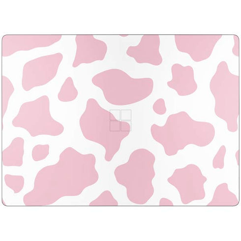 Pink Cow Print Surface Laptop 7 13.8in Skin