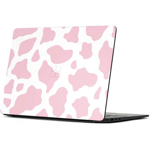 Pink Cow Print Surface Laptop 7 15in Skin