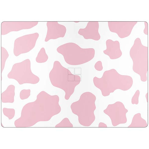 Pink Cow Print Surface Laptop 7 15in Skin