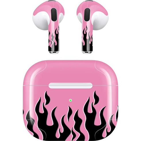 Pink Flames Apple AirPods (3rd Gen 2021) Skin
