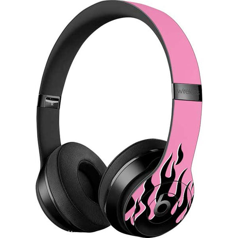 Pink Flames Beats Solo 3 Wireless Skin