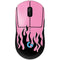 Pink Flames G Pro Wireless Gaming Mouse Skin