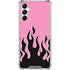 Pink Flames Gabb Phone 4 Clear Case
