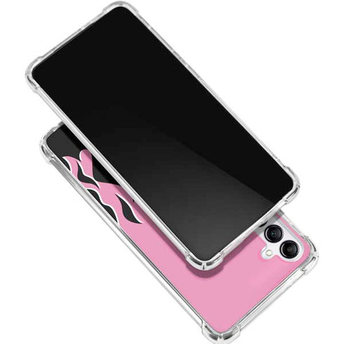 Pink Flames Gabb Phone 4 Clear Case