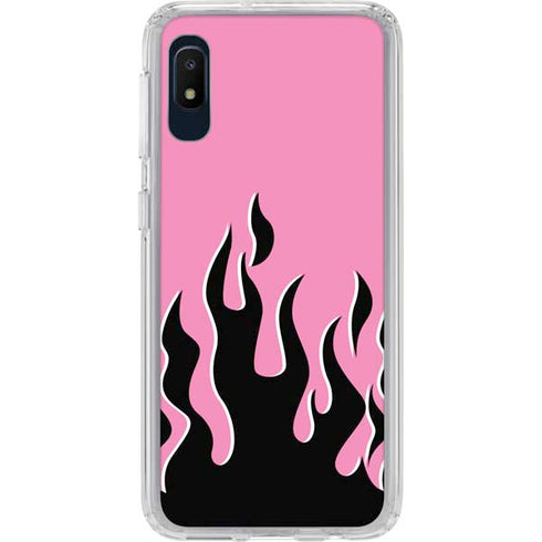 Pink Flames Galaxy Cases