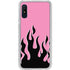Pink Flames Galaxy Cases
