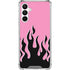 Pink Flames Galaxy A16 5G Clear Case