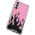 Pink Flames Galaxy A16 5G Clear Case