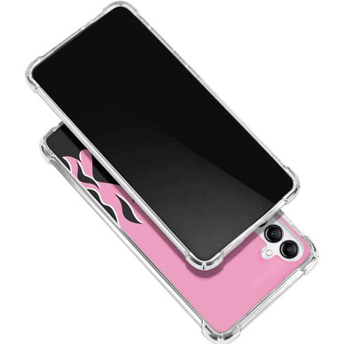 Pink Flames Galaxy A16 5G Clear Case