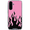 Pink Flames Galaxy A36 5G Clear Case