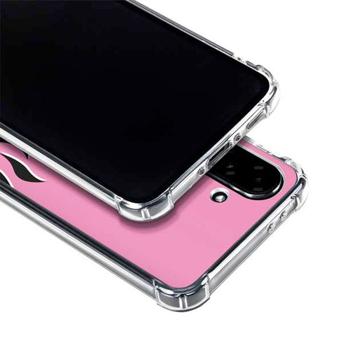 Pink Flames Galaxy A36 5G Clear Case