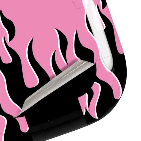 Pink Flames Galaxy Buds Live Skin