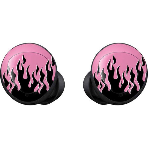 Pink Flames Galaxy Buds Skin