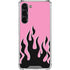 Pink Flames Galaxy S24 FE Clear Case