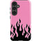 Pink Flames Galaxy S25 Impact Case