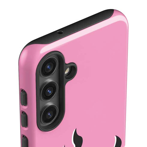 Pink Flames Galaxy S25 Impact Case