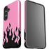 Pink Flames Galaxy S25 Impact Case