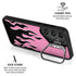 Pink Flames Galaxy S25 Kickstand Case