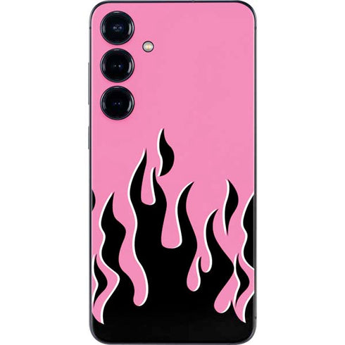 Pink Flames Galaxy S25 Plus Skin