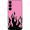 Pink Flames Galaxy S25 Plus Skin