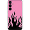 Pink Flames Galaxy S24 Skin