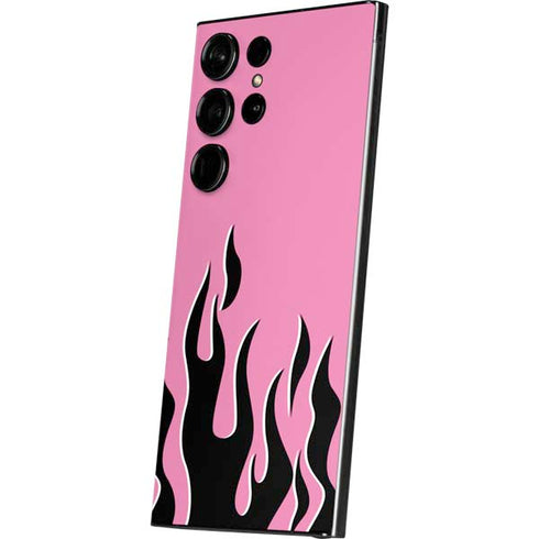 Pink Flames Galaxy S24 Ultra Skin
