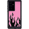 Pink Flames Galaxy S24 Ultra Waterproof Case