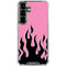 Pink Flames Galaxy S26 Plus Clear Case
