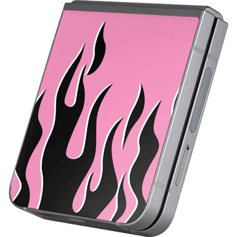 Pink Flames Galaxy Z Flip6 Skin