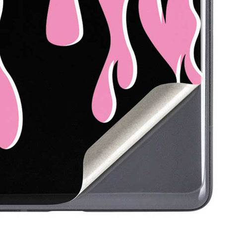 Pink Flames Google Pixel 7a Skin