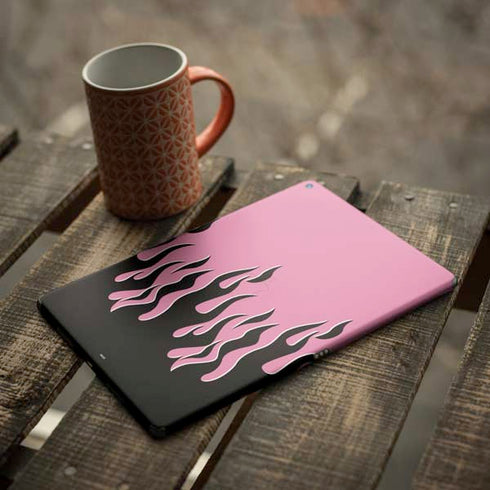 Pink Flames iPad Skins
