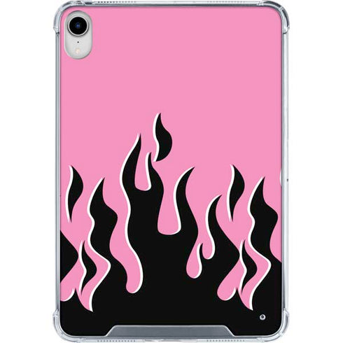 Pink Flames iPad 11th Gen (2025) Clear Case