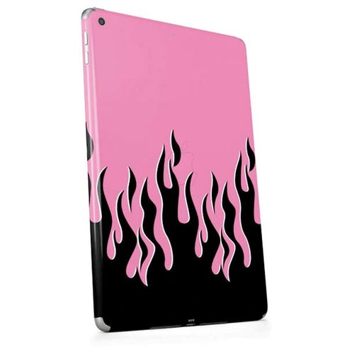 Pink Flames Apple iPad Skin