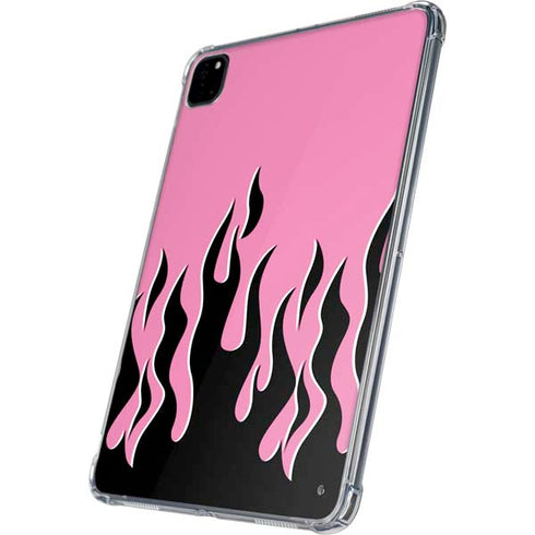 Pink Flames iPad Pro 11in (2024) Clear Case