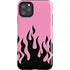 Pink Flames iPhone Cases